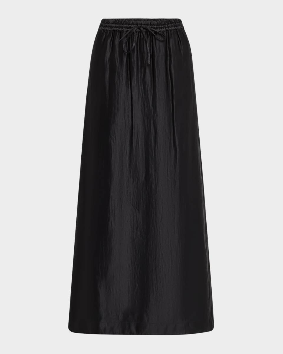 Liam Elastic Waistband Long Skirt